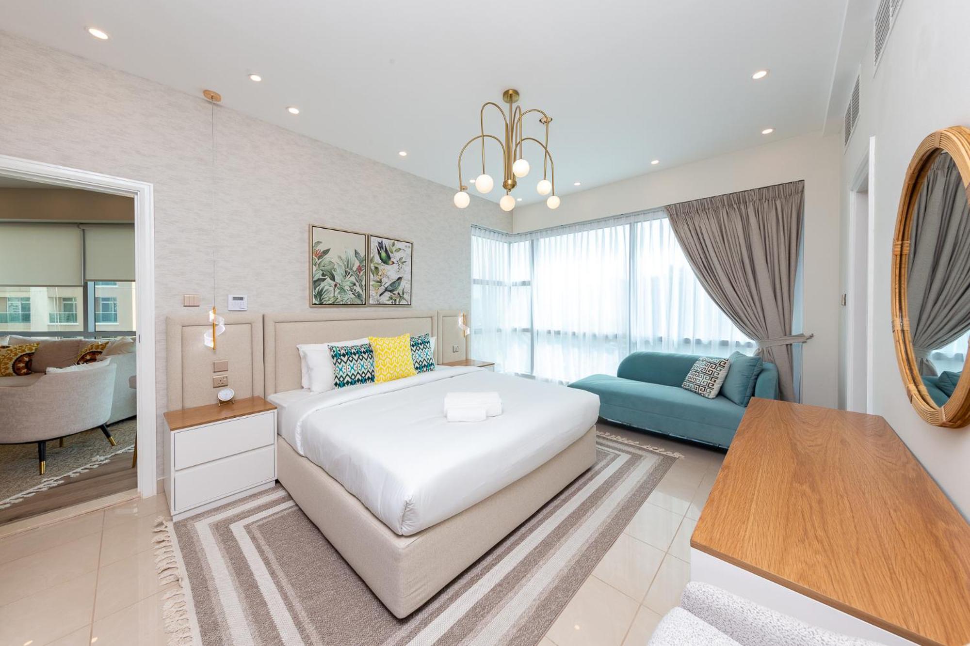 Charming Brand New 2Br Close To The Beach Dubai Luaran gambar