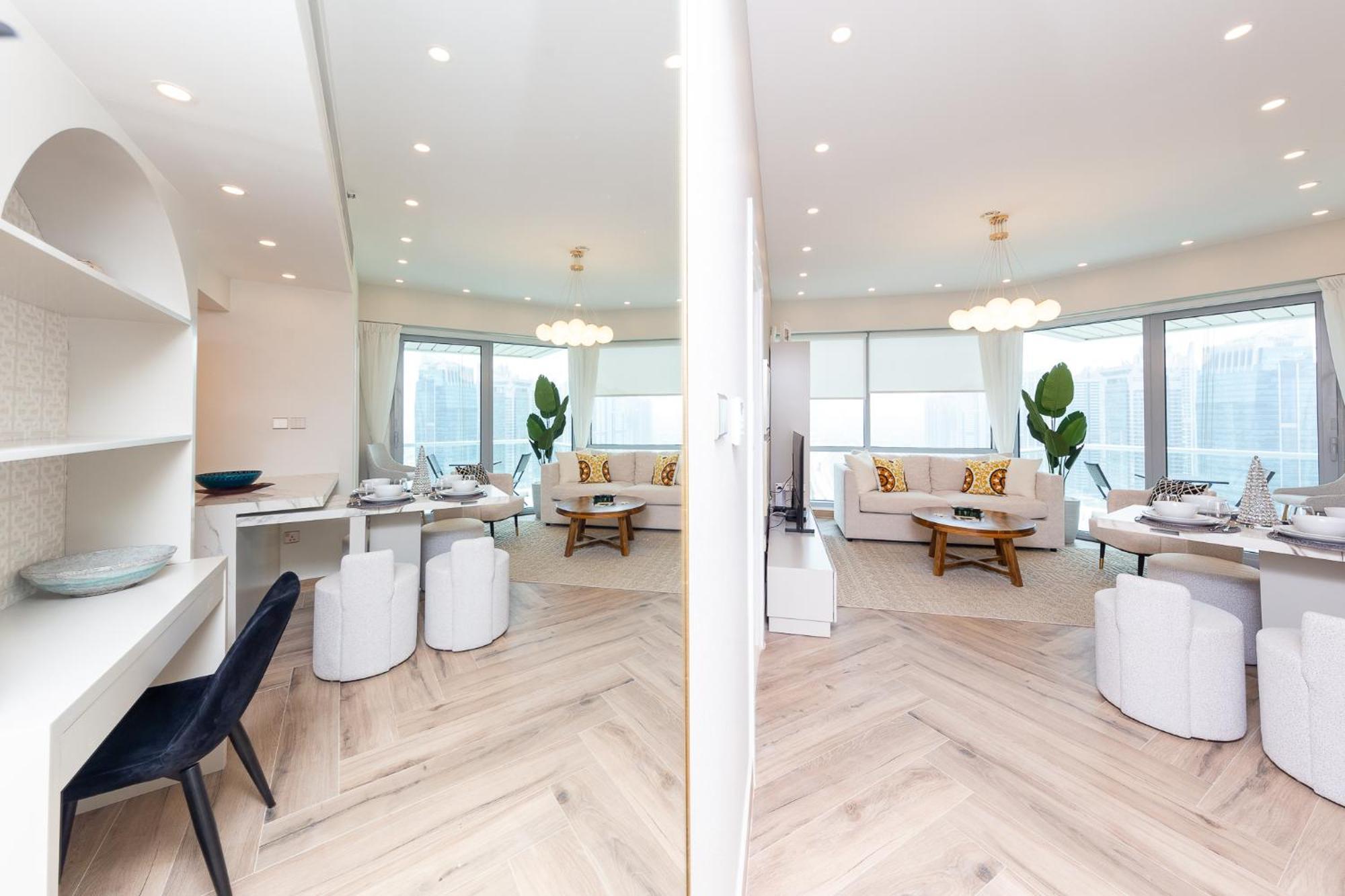 Charming Brand New 2Br Close To The Beach Dubai Luaran gambar