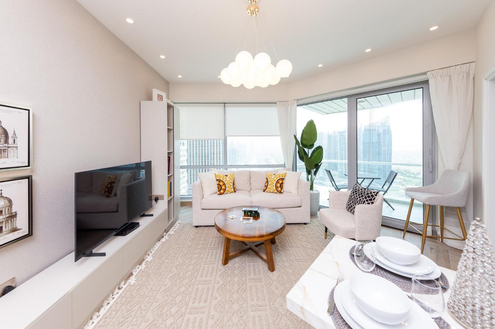 Charming Brand New 2Br Close To The Beach Dubai Luaran gambar
