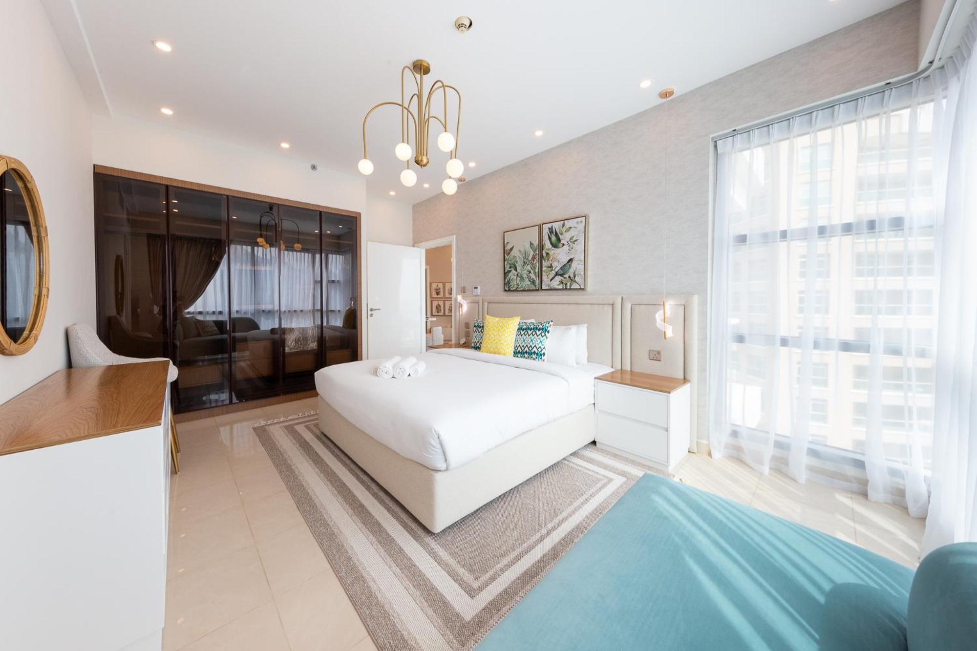 Charming Brand New 2Br Close To The Beach Dubai Luaran gambar